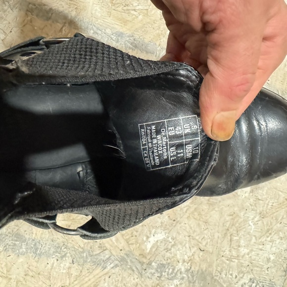 Dr. Martens slightly worn motorcycle Chelsea boot 9.5 - Picture 6 of 8